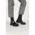 Anaki - Brushed Leather Ankle Boots - Black - Anaki