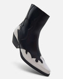 BOTTINES EAGLE NOIR BLANC - minelli.fr
