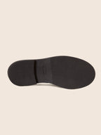 Bottines Fourrées Basses Cuir Noir - Femme