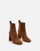 BOTTINES KAMERON/VEL COGNAC - minelli.fr