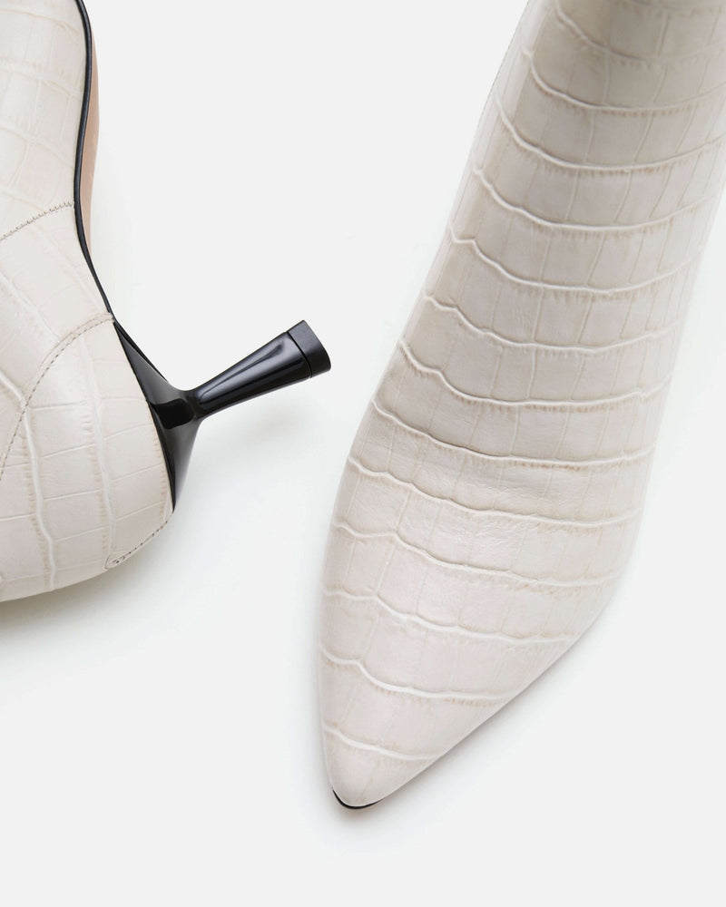 BOTTINES KOSHI/CROCO ÉCRU - minelli.fr