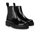Anaki - Leeloo Ankle Boots - Crinkled Patent Black
