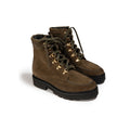 Botines Lova - Ante de becerro verde militar - Anaki