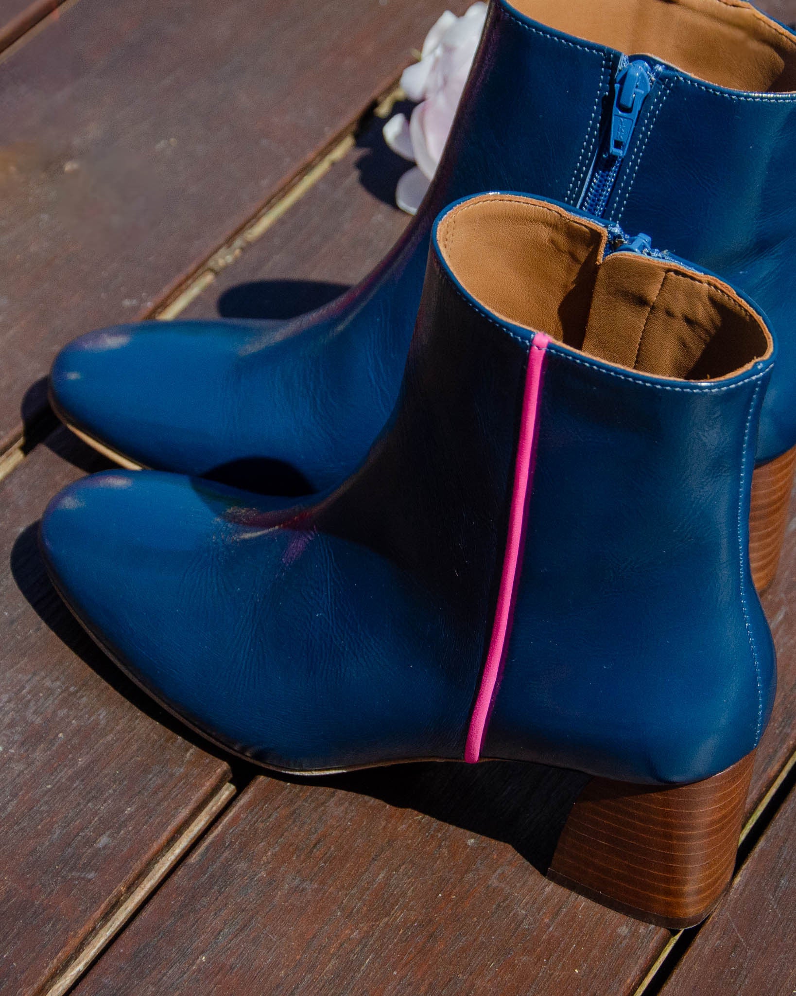 Bottines Naples Céleste