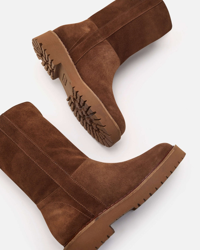 BOTTINES PENNY/VEL CARAMEL - minelli.fr