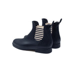 Bottines De Pluie Bleu Blanc - Femme