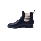 Bottines De Pluie Bleu Blanc - Femme