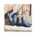 Bottines De Pluie Bleu Blanc - Femme