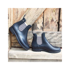 Bottines De Pluie Bleu Blanc - Femme