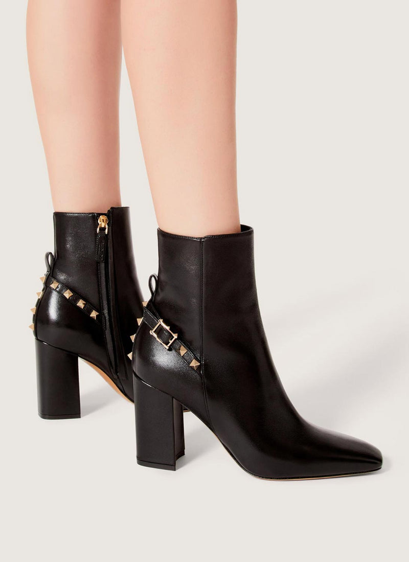 Valentino - Bottines Rockstud - Black - Femme