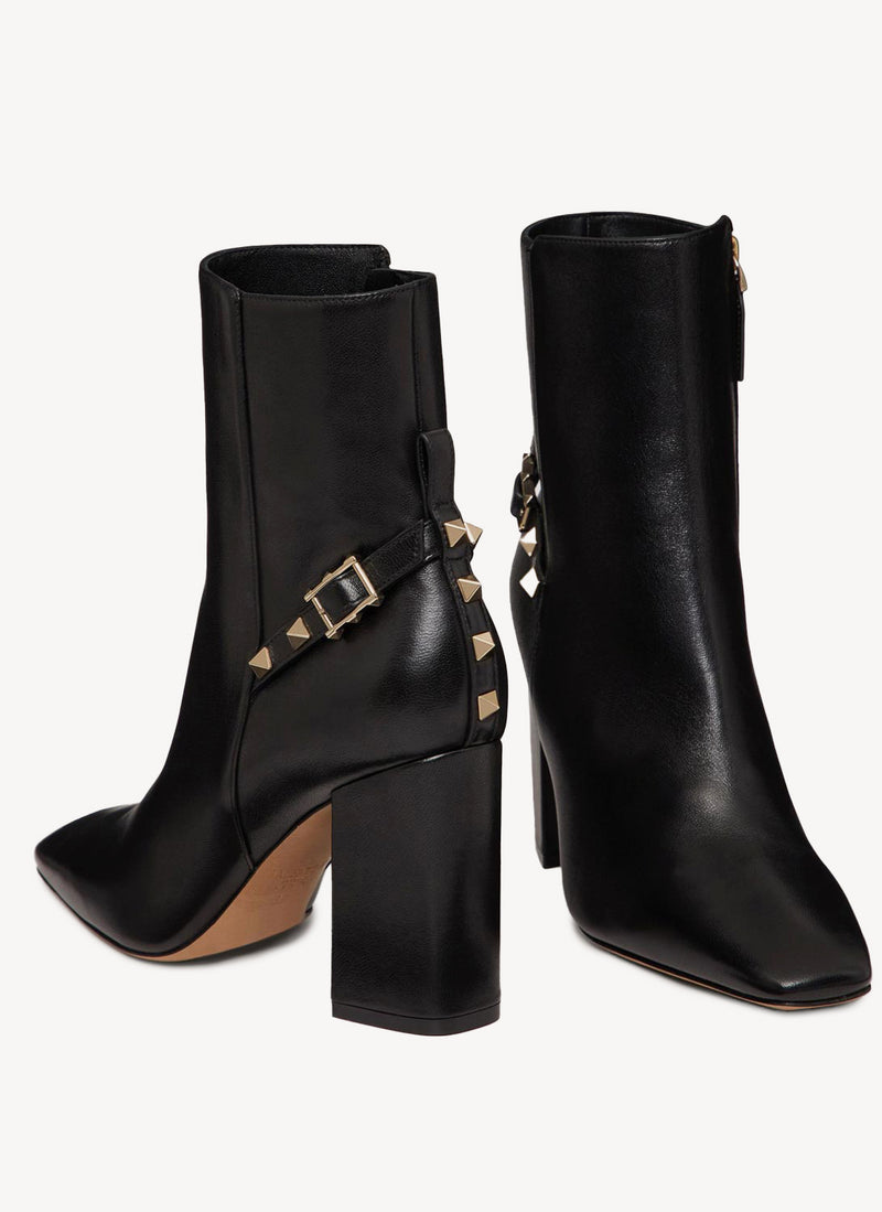 Valentino - Bottines Rockstud - Black - Femme