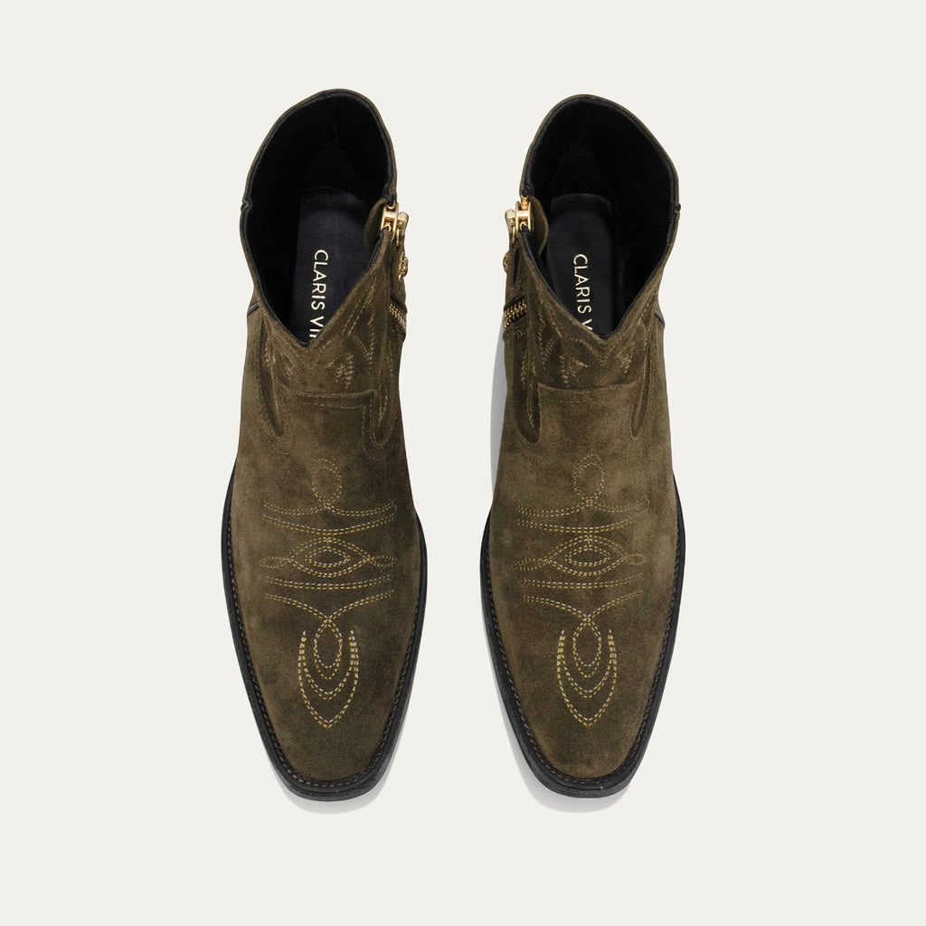 Bottines Suede Vivienne Bronze