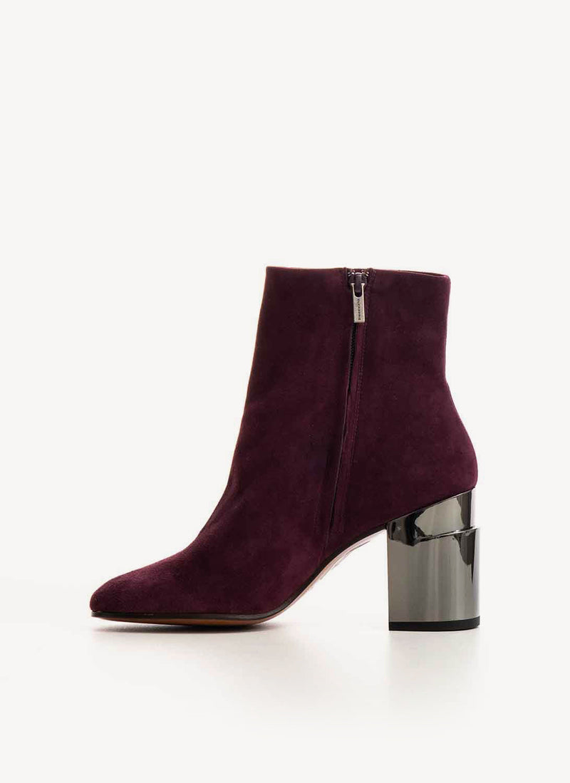 Clergerie - Bottines Suedee Keyla - Aubergine - Femme