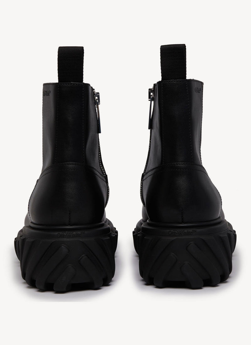 Off White - Bottines Tractor Motor - Black - Homme