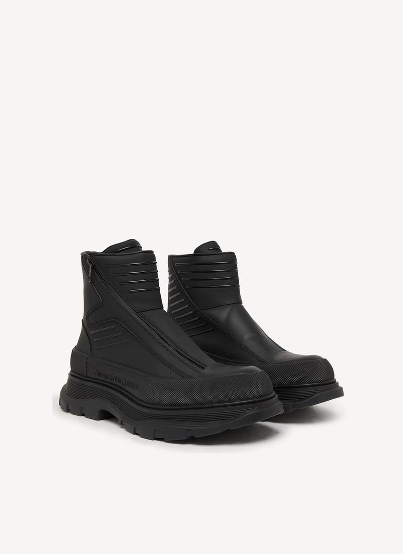 Alexander Mcqueen - Bottines Tread Slick - Black - Homme