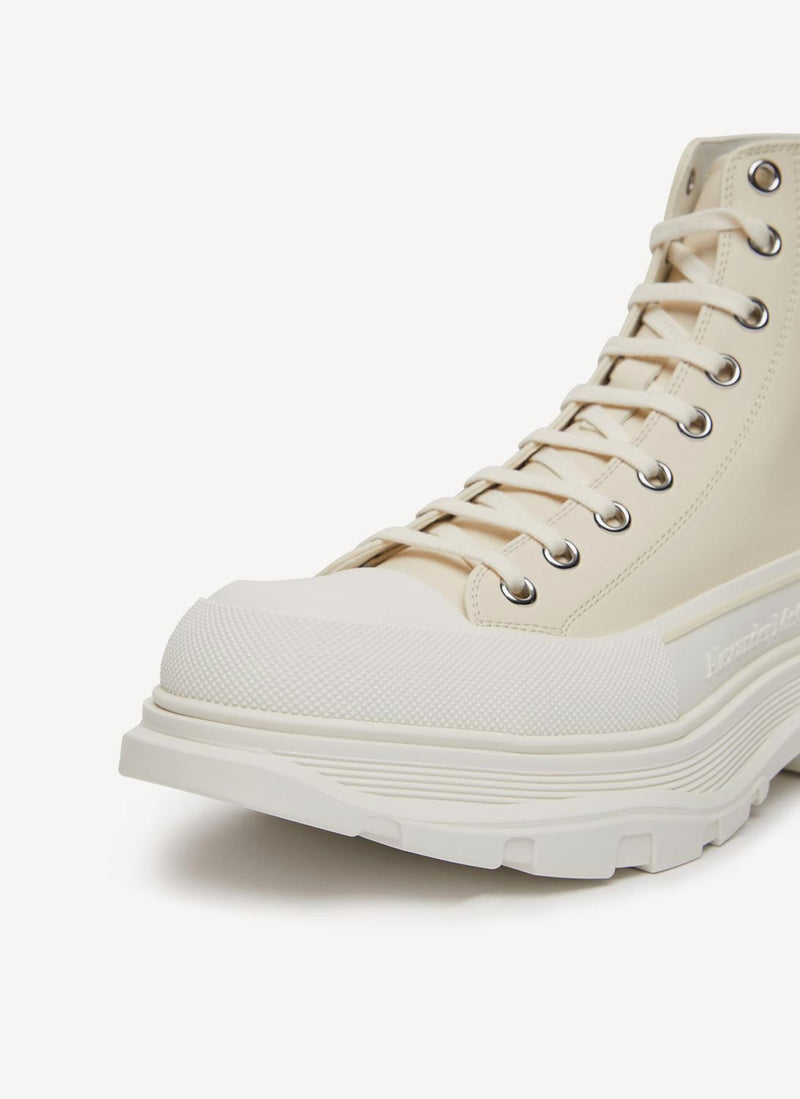 Alexander Mcqueen - Bottines Tread Slick - White - Homme