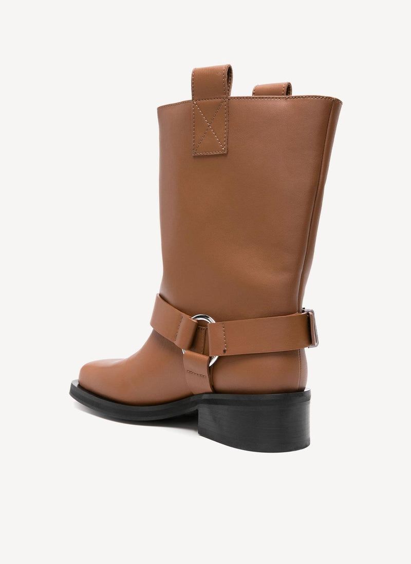 Ganni - Ankle boots - Brown - Women