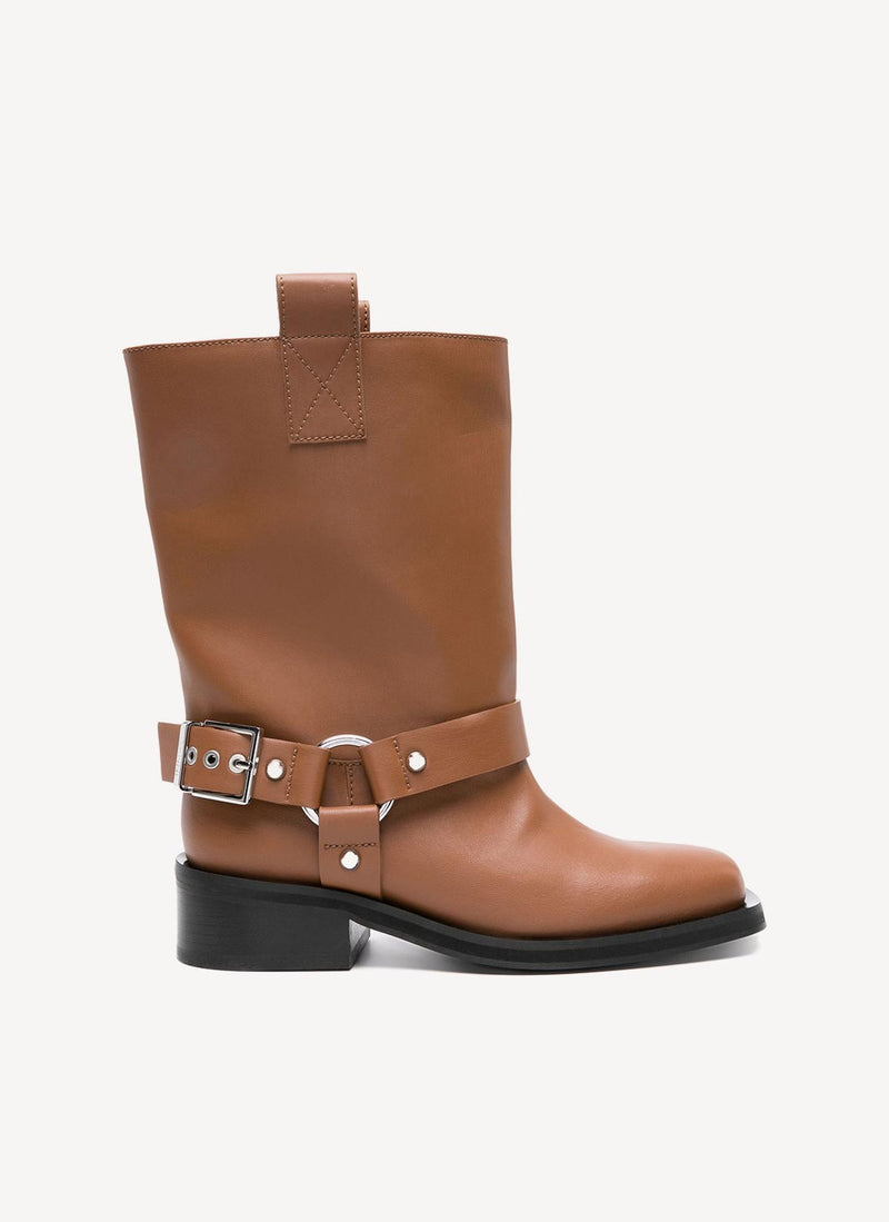 Ganni - Ankle boots - Brown - Women