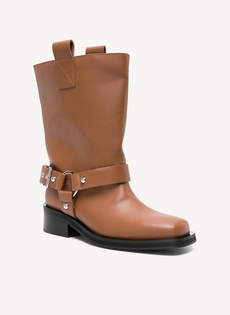 Ganni - Ankle boots - Brown - Women