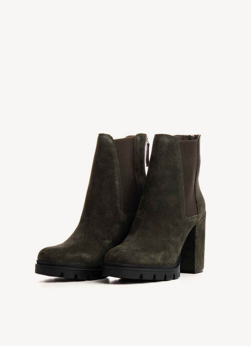 Steve Madden - Bottines Vertex - Kaki - Femme