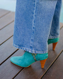 Bottines Chantilly Paon