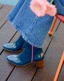 Bottines Naples Céleste