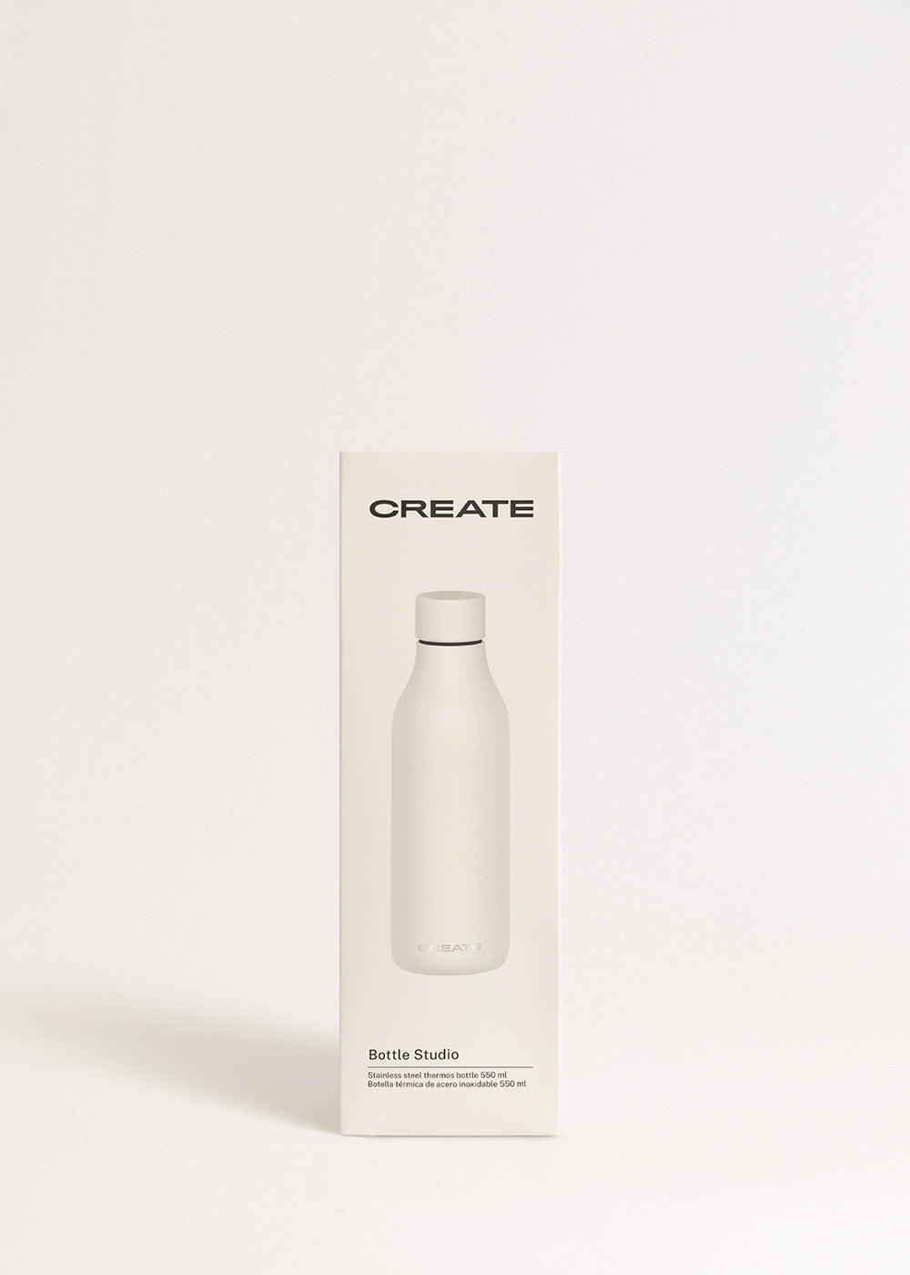 Bottle Studio - 550Ml Stainless Steel Thermos Bottle - Off White