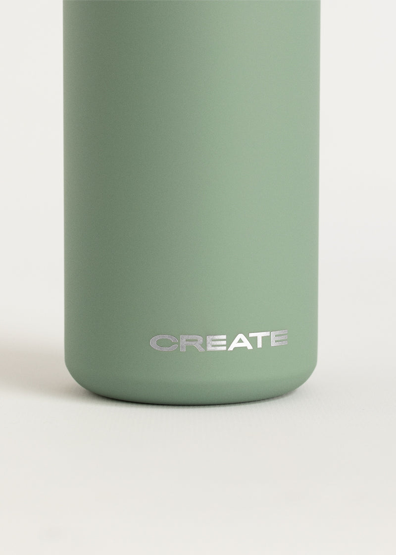 Bottle Studio - Botella termo de acero inoxidable de 550 ml - Verde salvia