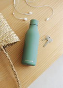 Bottle Studio - Botella termo de acero inoxidable de 550 ml - Verde salvia