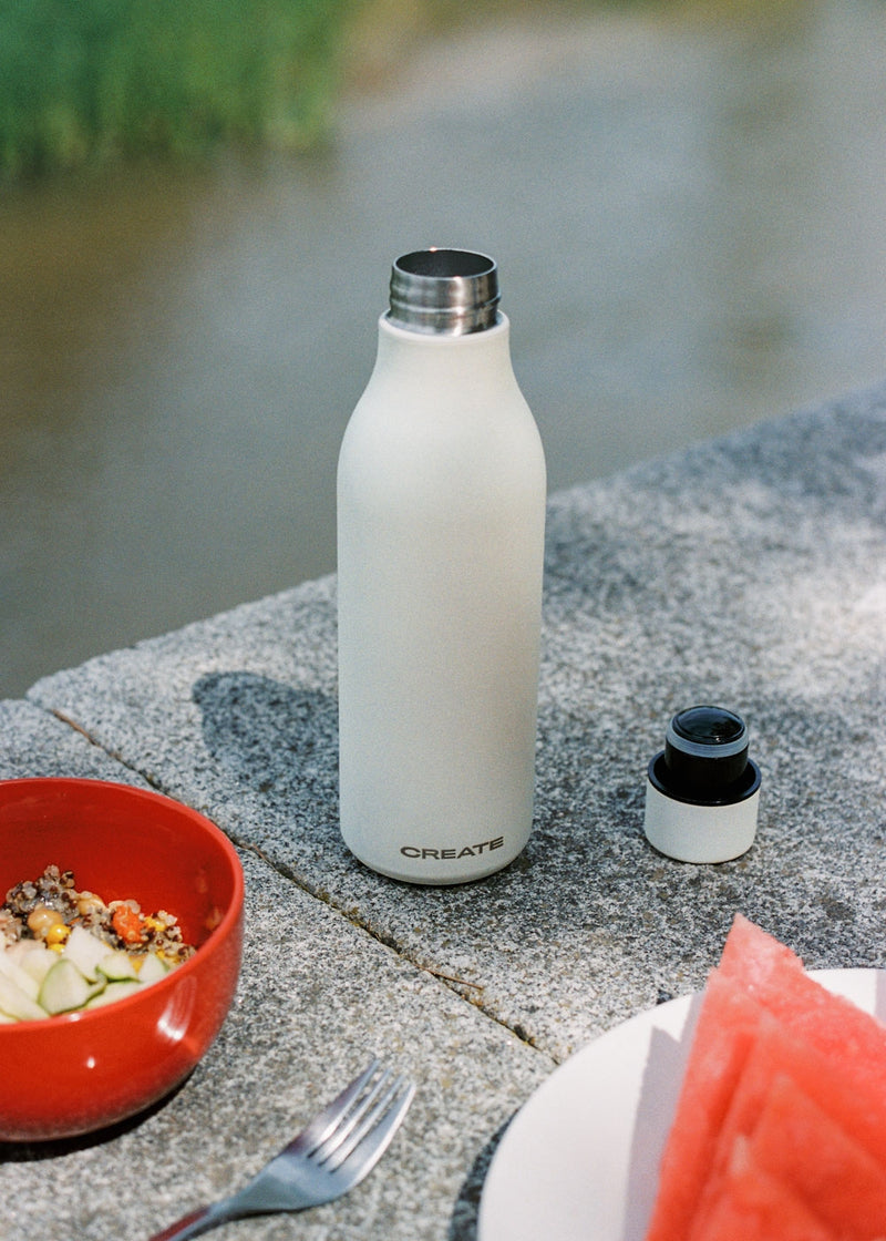 Bottle Studio - Stainless Steel Thermos Bottle 550ml - Off White
