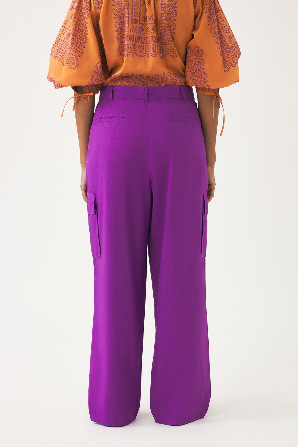 Pantalon Cargo Bottom - Violet