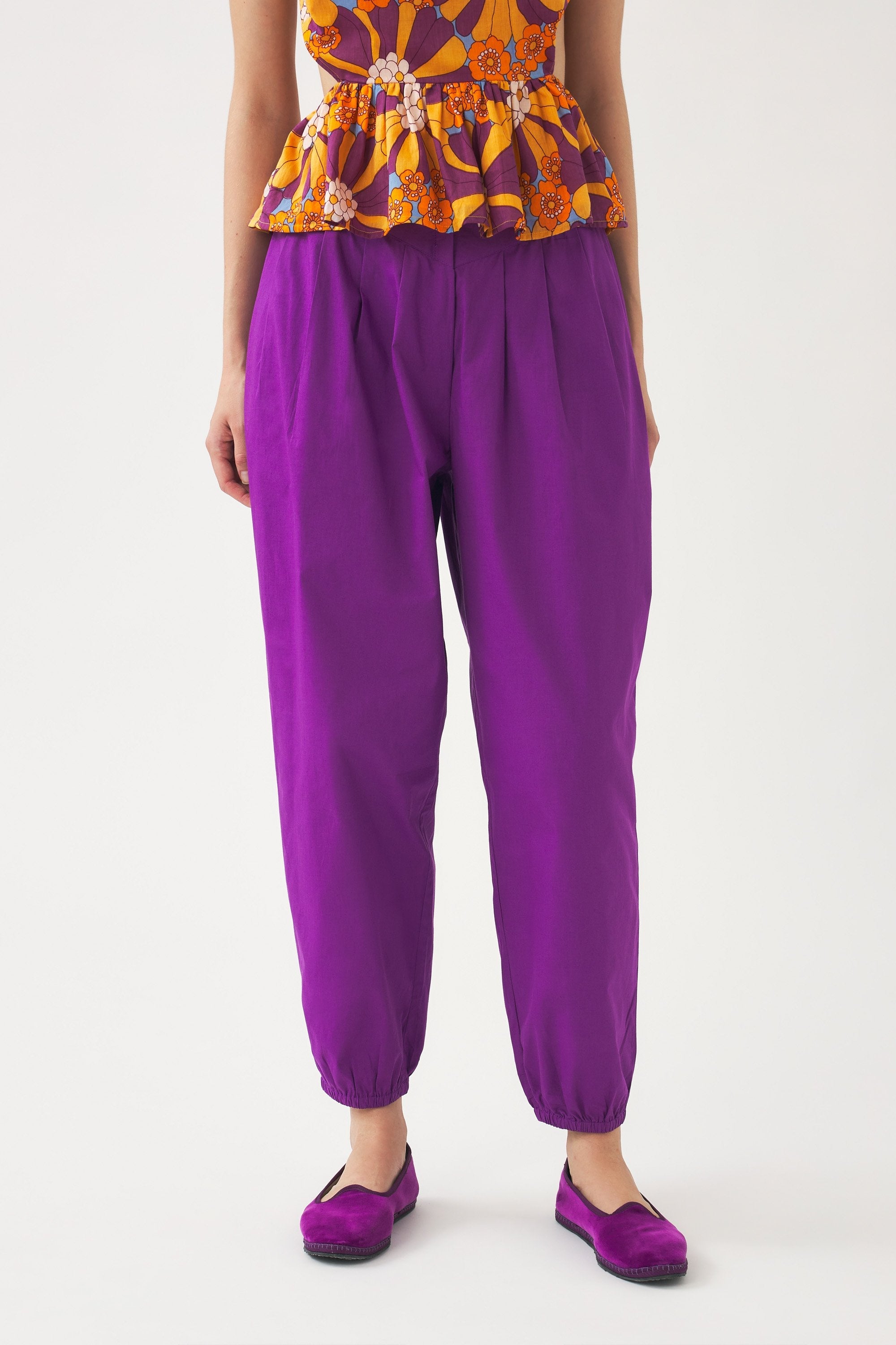 Sarouel Bottom - Violet