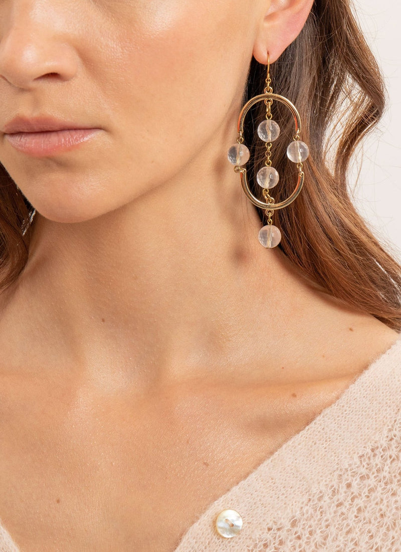 Aris Geldis - Boucles D'Oreille Double Dome - Or - Femme