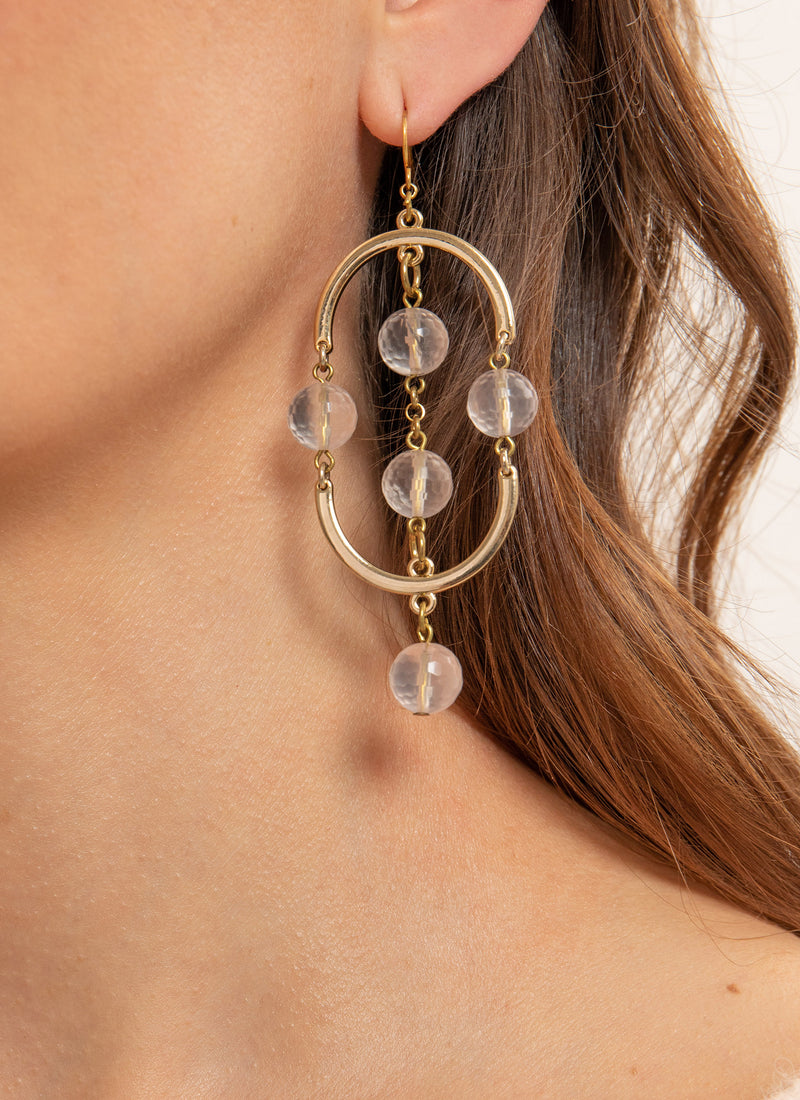 Aris Geldis - Boucles D'Oreille Double Dome - Or - Femme