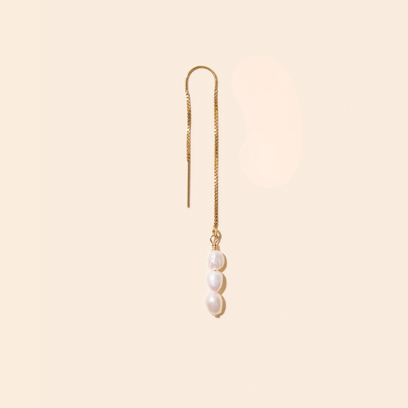 Boucle D'Oreille Nacre À L'Unité
