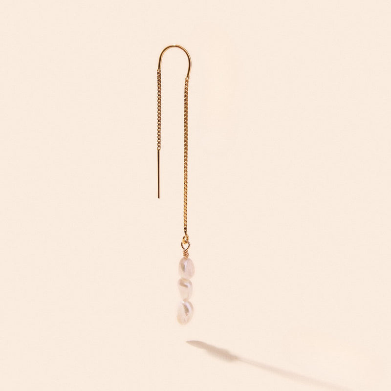 Boucle D'Oreille Nacre À L'Unité