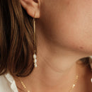 Boucle D'Oreille Nacre À L'Unité