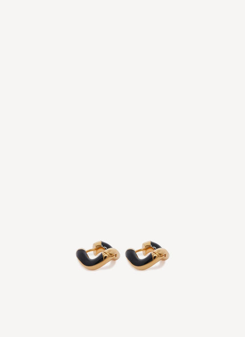 Charlotte Chesnais - Boucles D'Oreilles Email - Black - Femme