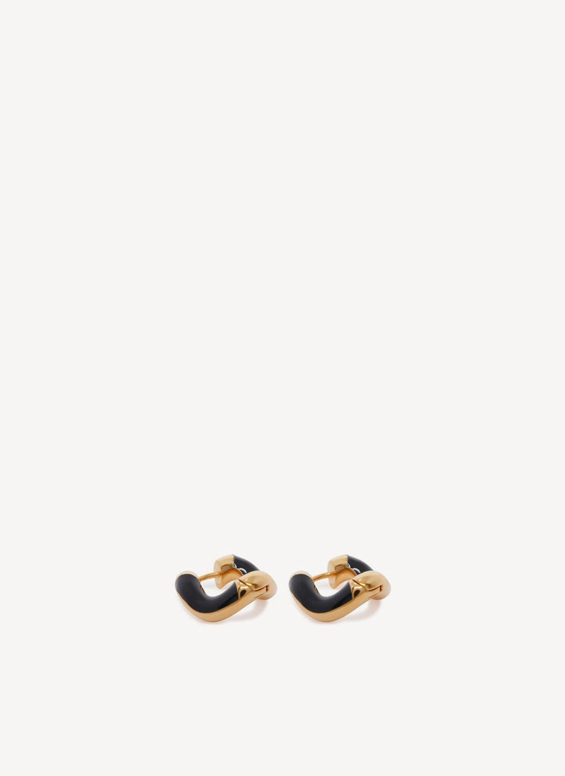 Charlotte Chesnais - Boucles D'Oreilles Email - Black - Femme