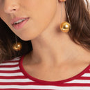 Aris Geldis - Gold Ball Earrings - Silver,Gold - Woman