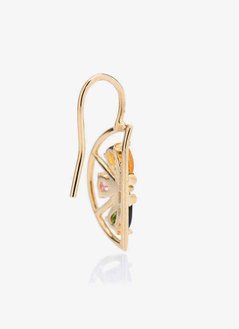 Aliita - Boucles D'Oreilles Media Naranja Trio - Yellow Gold - Femme