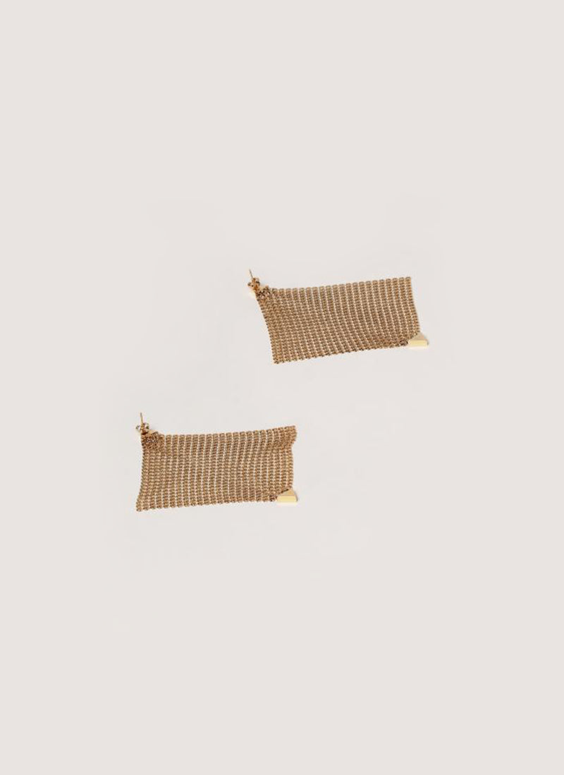 Paco Rabanne - Boucles D'Oreilles Pixel Flow - Gold - Femme