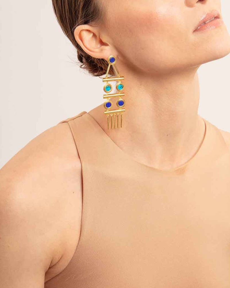 Joanna Laura Constantine - Tribal Earrings - Gold - Woman