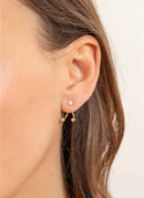 Aliita - Boucles D'Oreilles Trio Perla - Yellow Gold - Femme