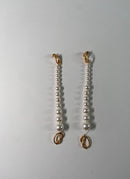 Joanna Laura Constantine - Boucles D'Oreilles Pearl Knot - Jaune Doré - Femme - Imparfait