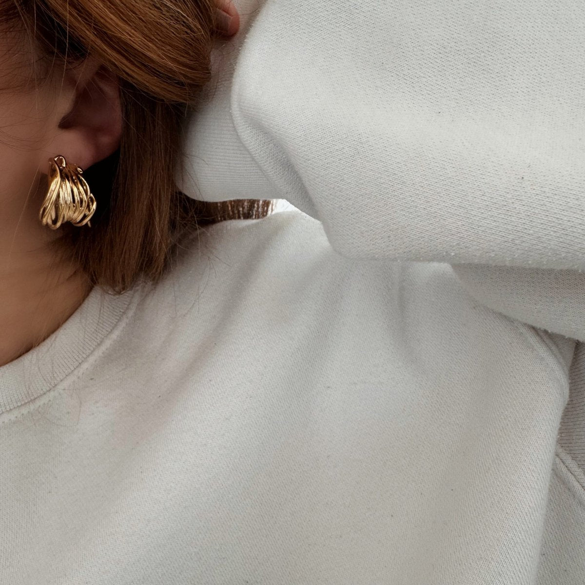 Boucles D'Oreilles Niki - Doré