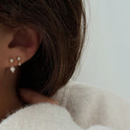 Boucles D’Oreilles Marte - Doré - Perle