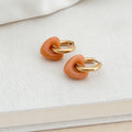 Misha Earrings - Peach