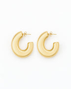 Boucles D'Oreilles Bulle - Doré
