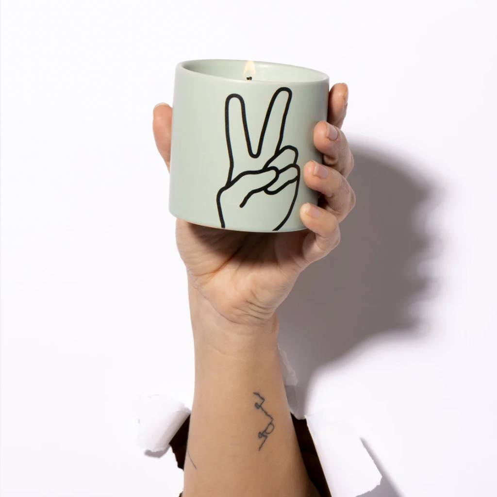 Bougie Parfumée "Peace" - Lavender & Thym